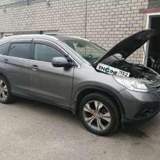 Honda CRV проходит водородную очистку двигателя