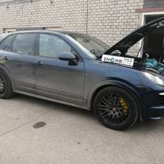 Porsche Cayenne  проходит водородную очистку двигателя