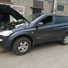 Ssang Yong Kyron проходит водородную очистку двигателя