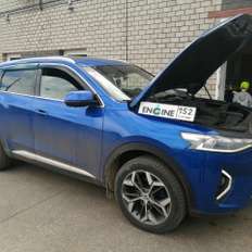 undefined на водородной очистке двигателя Haval проходит водородную очистку двигателя