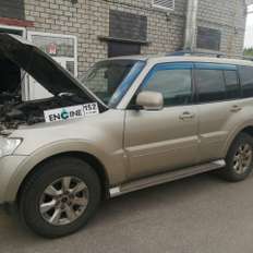 Mitsubishi Pajero проходит водородную очистку двигателя