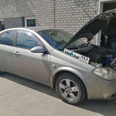 Nissan Almera проходит водородную очистку двигателя