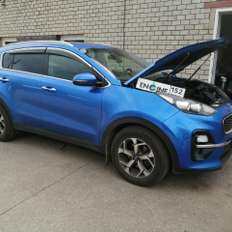 Kia Sportage проходит водородную очистку двигателя