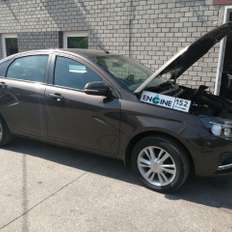 Lada Vesta проходит водородную очистку двигателя