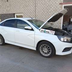 Lada  Vesta  проходит водородную очистку двигателя