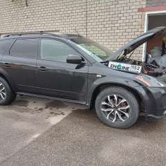 Nissan Murano на водородной очистке двигателя в компании ВОДОРОДОФФ (ранее Водород+ НН) Nissan Murano проходит водородную очистку двигателя