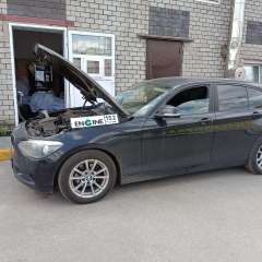BMW 1 на водородной очистке двигателя в компании ВОДОРОДОФФ (ранее Водород+ НН) BMW 1 проходит водородную очистку двигателя
