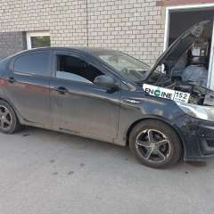 Kia Rio на водородной очистке двигателя в компании ВОДОРОДОФФ (ранее Водород+ НН) Kia Rio проходит водородную очистку двигателя