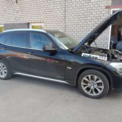 BMW X1 на водородной очистке двигателя в компании ВОДОРОДОФФ (ранее Водород+ НН) BMW X1 проходит водородную очистку двигателя