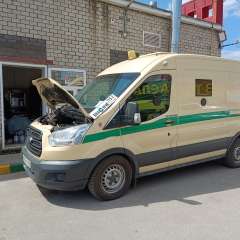 Ford Transit на водородной очистке двигателя в компании ВОДОРОДОФФ (ранее Водород+ НН) Ford Transit проходит водородную очистку двигателя