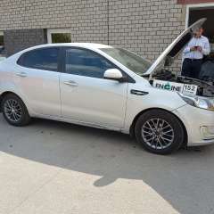 Kia Rio на водородной очистке двигателя в компании ВОДОРОДОФФ (ранее Водород+ НН) Kia Rio проходит водородную очистку двигателя