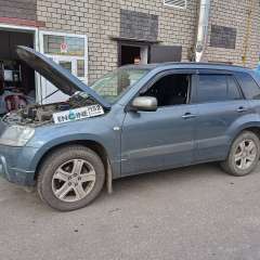 Suzuki Grand Vitara на водородной очистке двигателя в компании ВОДОРОДОФФ (ранее Водород+ НН) Suzuki Grand Vitara проходит водородную очистку двигателя