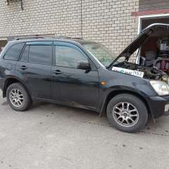 Chery Tiggo на водородной очистке двигателя в компании ВОДОРОДОФФ (ранее Водород+ НН) Chery Tiggo проходит водородную очистку двигателя