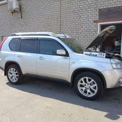 Nissan X-Trail на водородной очистке двигателя в компании ВОДОРОДОФФ (ранее Водород+ НН) Nissan X-Trail проходит водородную очистку двигателя