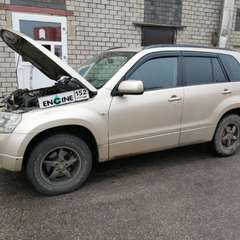 Suzuki Grand Vitara на водородной очистке двигателя в компании ВОДОРОДОФФ (ранее Водород+ НН) Suzuki Grand Vitara проходит водородную очистку двигателя