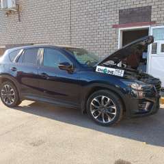Mazda CX 5 на водородной очистке двигателя в компании ВОДОРОДОФФ (ранее Водород+ НН) Mazda CX 5 проходит водородную очистку двигателя