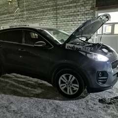 Kia Sportage на водородной очистке двигателя в компании ВОДОРОДОФФ (ранее Водород+ НН) Kia Sportage проходит водородную очистку двигателя