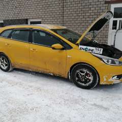 Kia Ceed на водородной очистке двигателя в компании ВОДОРОДОФФ (ранее Водород+ НН) Kia Ceed проходит водородную очистку двигателя