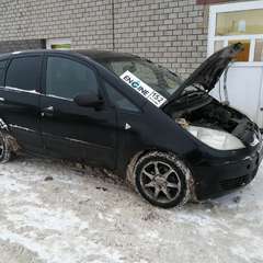 Mitsubishi Colt  проходит водородную очистку двигателя