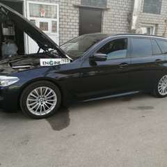 BMW 745 на водородной очистке двигателя в компании ВОДОРОДОФФ (ранее Водород+ НН) BMW 745 проходит водородную очистку двигателя
