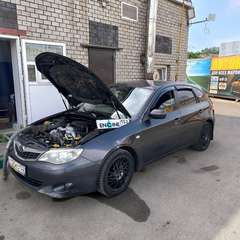 Subaru Impreza на водородной очистке двигателя в компании ВОДОРОДОФФ (ранее Водород+ НН) Subaru Impreza проходит водородную очистку двигателя