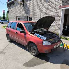 Lada Kalina проходит водородную очистку двигателя