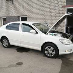 Skoda Octavia на водородной очистке двигателя в компании ВОДОРОДОФФ (ранее Водород+ НН) Skoda Octavia проходит водородную очистку двигателя