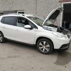 Peugeot 2008 на водородной очистке двигателя в компании ВОДОРОДОФФ (ранее Водород+ НН) Peugeot 2008 проходит водородную очистку двигателя