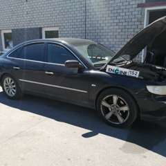 Hyundai Grandeur   проходит водородную очистку двигателя