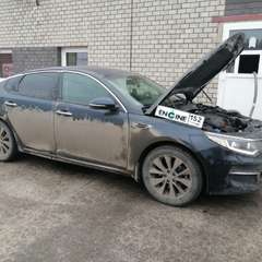 Kia Optima на водородной очистке двигателя в компании ВОДОРОДОФФ (ранее Водород+ НН) Kia Optima проходит водородную очистку двигателя