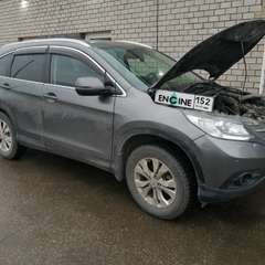 Honda CRV на водородной очистке двигателя в компании ВОДОРОДОФФ (ранее Водород+ НН) Honda CRV проходит водородную очистку двигателя