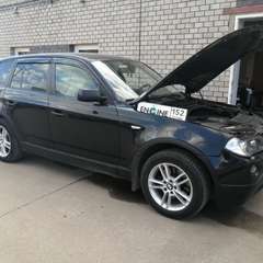 BMW X3 на водородной очистке двигателя в компании ВОДОРОДОФФ (ранее Водород+ НН) BMW X3 проходит водородную очистку двигателя