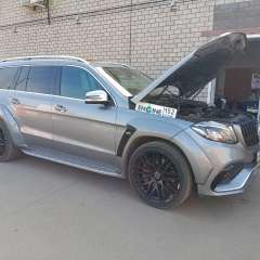 Mercedes GL на водородной очистке двигателя в компании ВОДОРОДОФФ (ранее Водород+ НН) Mercedes GL проходит водородную очистку двигателя