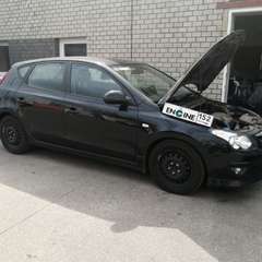 Hyundai I30 проходит водородную очистку двигателя