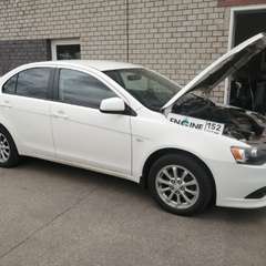 Mitsubishi lancer проходит водородную очистку двигателя