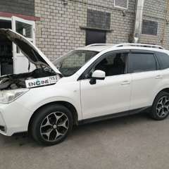 Subaru Forester проходит водородную очистку двигателя