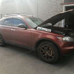 Infiniti FX37 проходит водородную очистку двигателя