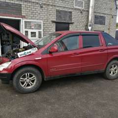 Ssang Yong Actyon Sports на водородной очистке двигателя в компании ВОДОРОДОФФ (ранее Водород+ НН) Ssang Yong Actyon Sports проходит водородную очистку двигателя