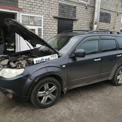 Subaru Forester  проходит водородную очистку двигателя