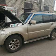 Mitsubishi Pajero на водородной очистке двигателя в компании ВОДОРОДОФФ (ранее Водород+ НН) Mitsubishi Pajero проходит водородную очистку двигателя