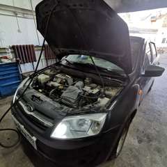 Lada Granta проходит водородную очистку двигателя