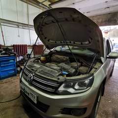 Volkswagen Tiguan проходит водородную очистку двигателя