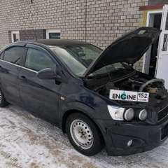 Шевроле Авео проходит водородную очистку двигателя