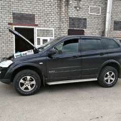 Ssang Yong Kyron проходит водородную очистку двигателя