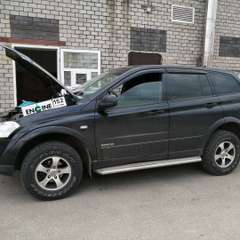 Ssang Yong Kyron проходит водородную очистку двигателя