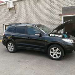 Hyundai Santa Fe проходит водородную очистку двигателя