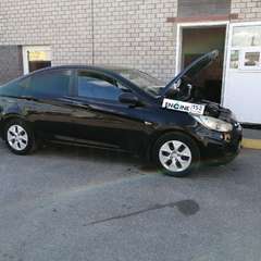 Hyundai Solaris проходит водородную очистку двигателя