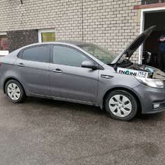 Kia Rio проходит водородную очистку двигателя