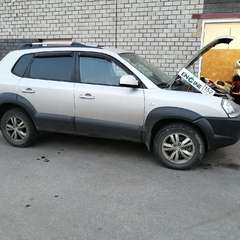 Hyundai Tucson на водородной очистке двигателя в компании ВОДОРОДОФФ (ранее Водород+ НН) Hyundai Tucson проходит водородную очистку двигателя