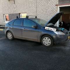 Ford Focus на водородной очистке двигателя в компании ВОДОРОДОФФ (ранее Водород+ НН) Ford Focus проходит водородную очистку двигателя